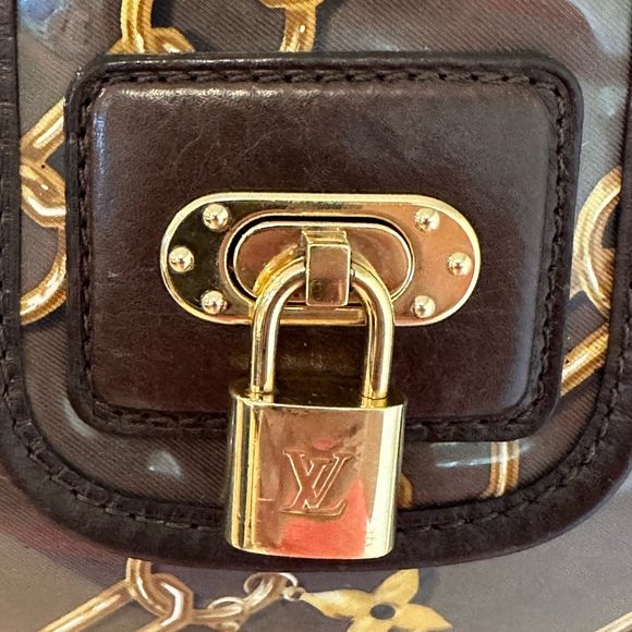 LOUIS VUITTON Taupe Monogram Charms Musette Brown Bag - Picture 6 of 12